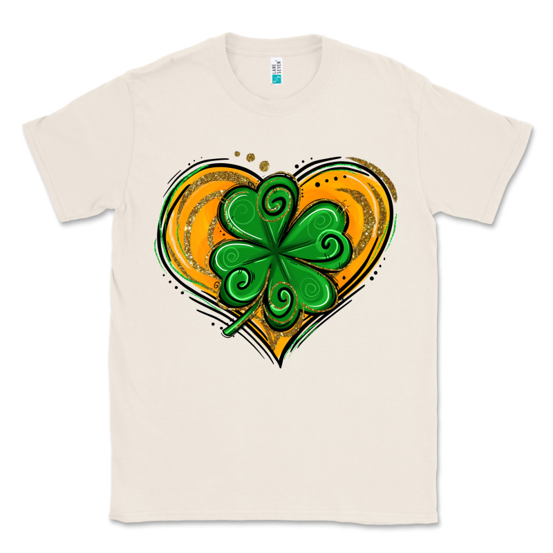 St. Patrick's Day Heart With Shamrock Classic Tee by Jasminsmagicworld | Teevron