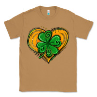 Toasted Coconut St. Patrick's Day Heart with Shamrock Classic Tee - Jasminsmagicworld