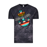 Cloud Black anchored Vintage Tee - CowhideDigitalArt