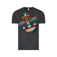 Vintage Black anchored Vintage Tee - CowhideDigitalArt