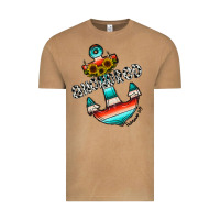 Vintage Camel anchored Vintage Tee - CowhideDigitalArt