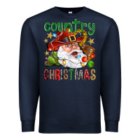 Navy Country Christmas Premium Sweatshirt - NancyCooperArtShop