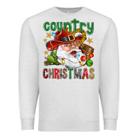 Oatmeal Heather Country Christmas Premium Sweatshirt - NancyCooperArtShop