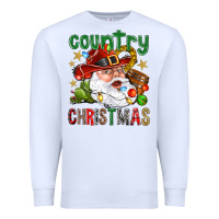 White Country Christmas Premium Sweatshirt - NancyCooperArtShop