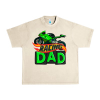 Sandshell racing dad with racing motorcycle Urban Heavy Tee - AdoDesignShop