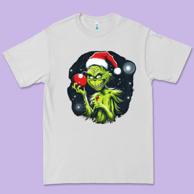 Grinch Premium Tee Designed By Unal Design