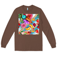 Chestnut flowers ice cream fruit Long Sleeve Tee - BundleAndBundleShop