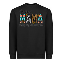 Black being mama makes my life complate Heavyweight Sweatshirt - CowhideDigitalArt
