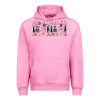 Fuchsia Pink gothic girl and colorful girl Urban Hoodie - TumblerDesignByShophia