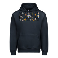 Navy gothic girl and colorful girl Urban Hoodie - TumblerDesignByShophia