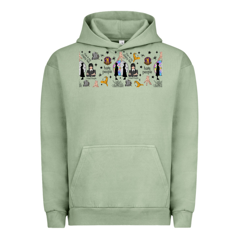 Gothic Girl And Colorful Girl Urban Hoodie by TumblerDesignByShophia | Teevron