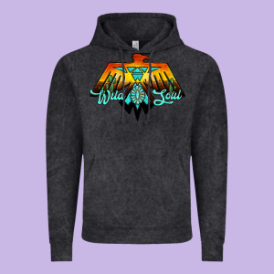 Thunderbird Wild Soul Vintage Hoodie Designed By Jahusdesignshop