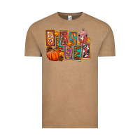 Vintage Coffee blessed thanksgiving Vintage Tee - FaDigitalArtStudio