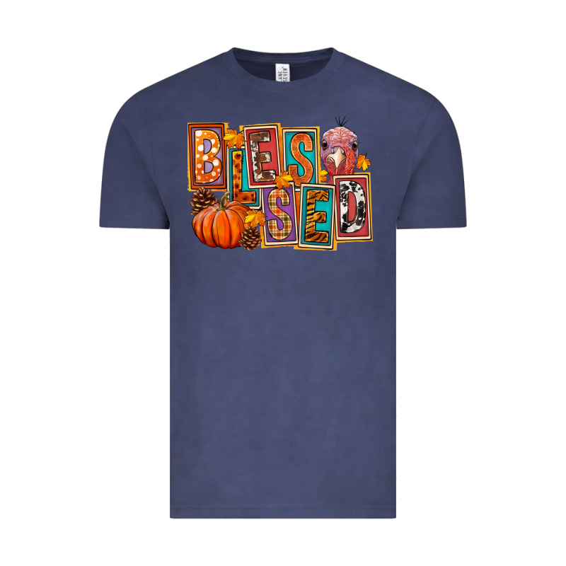 Blessed Thanksgiving Vintage Tee by FaDigitalArtStudio | Teevron