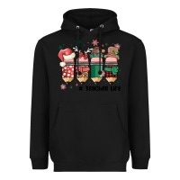 Black teacher christmas Heavyweight Hoodie - MaliasSmallBusiness
