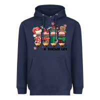Navy teacher christmas Heavyweight Hoodie - MaliasSmallBusiness