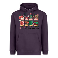 Plum teacher christmas Heavyweight Hoodie - MaliasSmallBusiness