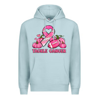 Blue Mist tackle cancer pumpkins football and ribbon breast cancer awareness Premium Hoodie - Jasminsmagicworld