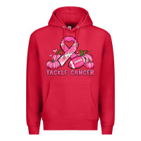 Cardinal tackle cancer pumpkins football and ribbon breast cancer awareness Premium Hoodie - Jasminsmagicworld