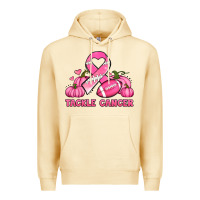 Pina Colada tackle cancer pumpkins football and ribbon breast cancer awareness Premium Hoodie - Jasminsmagicworld