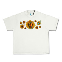 Pistachio sunflower lady of guadalupe Urban Heavy Tee - JahusDesignShop