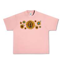Salmon sunflower lady of guadalupe Urban Heavy Tee - JahusDesignShop