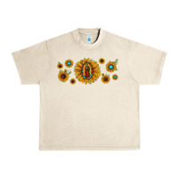 Sandshell sunflower lady of guadalupe Urban Heavy Tee - JahusDesignShop