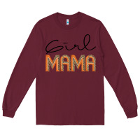 Burgundy Girl mama Long Sleeve Tee - JahusDesignShop