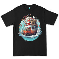 Black happy santa Premium Tee - Unal Design