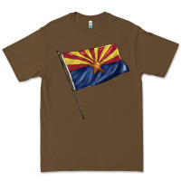 Cacao arizona flag Premium Tee - BarkalooDesign