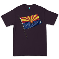 Plum arizona flag Premium Tee - BarkalooDesign