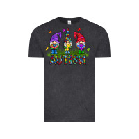 Vintage Black autism Gnome Vintage Tee - CowhideDigitalArt