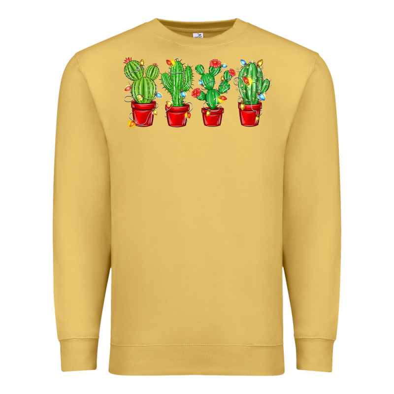 Christmas Cactuses Premium Sweatshirt by MaliasSmallBusiness | Teevron
