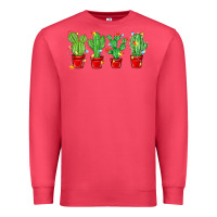 Cardinal Christmas Cactuses Premium Sweatshirt - MaliasSmallBusiness