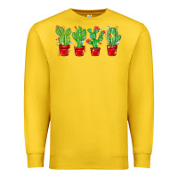 Lemon Christmas Cactuses Premium Sweatshirt - MaliasSmallBusiness