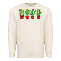 Sandshell Christmas Cactuses Premium Sweatshirt - MaliasSmallBusiness