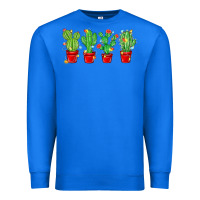 True Royal Christmas Cactuses Premium Sweatshirt - MaliasSmallBusiness