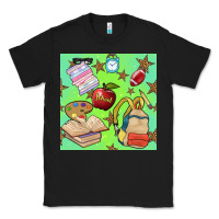 Black school seamless pattern Classic Tee - BundleAndBundleShop