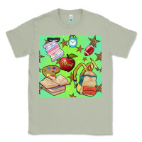 Matcha school seamless pattern Classic Tee - BundleAndBundleShop