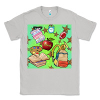 Moon Dust school seamless pattern Classic Tee - BundleAndBundleShop