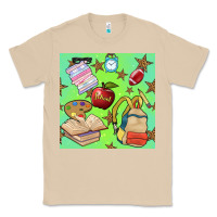 Mushroom school seamless pattern Classic Tee - BundleAndBundleShop