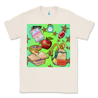 Natural school seamless pattern Classic Tee - BundleAndBundleShop