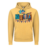 Vintage Mustard American Nana 4th of july Vintage Hoodie - CowGirlArtShop