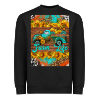 Black farm life and truck air freshener Heavyweight Sweatshirt - HRA Design Shop