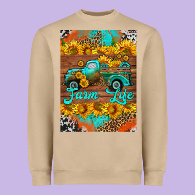 Farm Life And Truck Air Freshener Heavyweight Sweatshirt Designed By Hra Design Shop