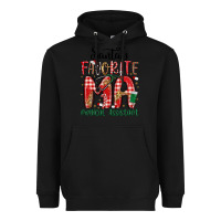 Black santa favorite medical assistant Heavyweight Hoodie - MaliasSmallBusiness
