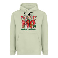 Matcha santa favorite medical assistant Heavyweight Hoodie - MaliasSmallBusiness