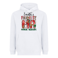White santa favorite medical assistant Heavyweight Hoodie - MaliasSmallBusiness