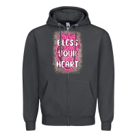 Smoke bless your heart Zipper Hoodie - MaliasSmallBusiness