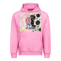 Fuchsia Pink gothic girl and colorful girl best friends with ro Urban Hoodie - TumblerDesignByShophia